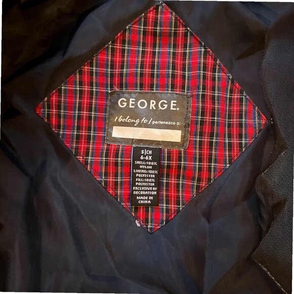 Girl's George sz 6 Navy Blue Jacket - Picture 3 of 3